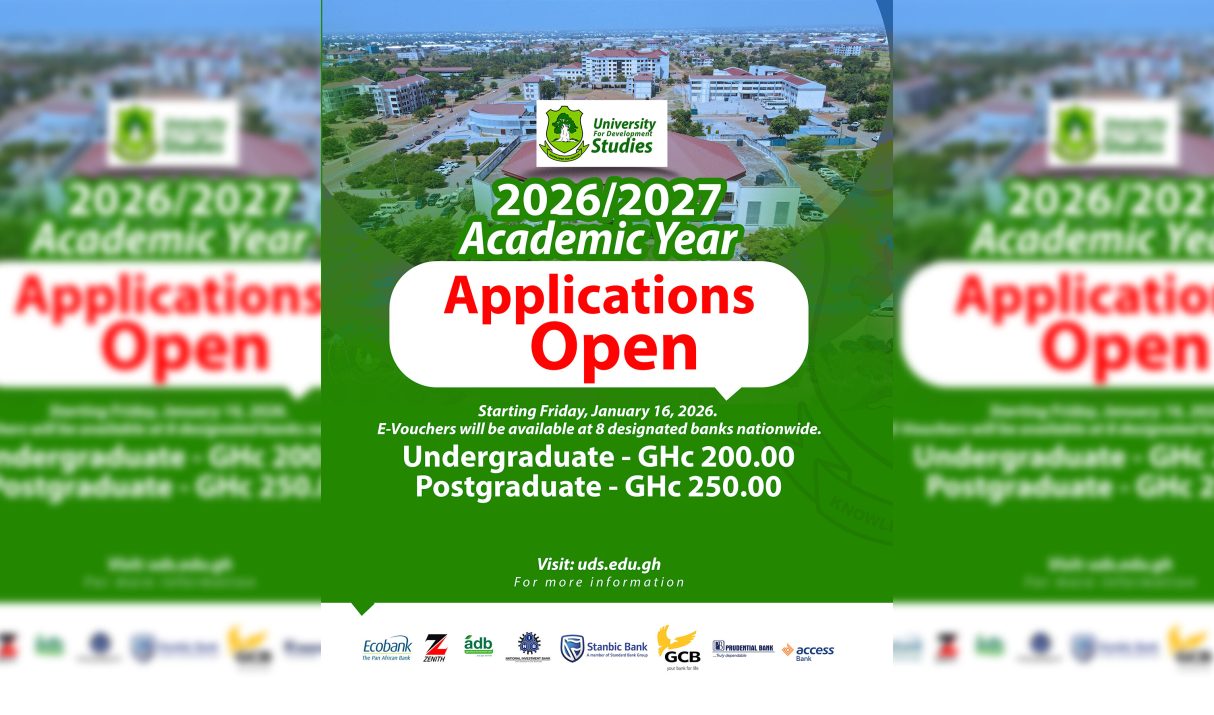 University for Development Studies (UDS) Opens Applications for 2026/2027 Academic Year